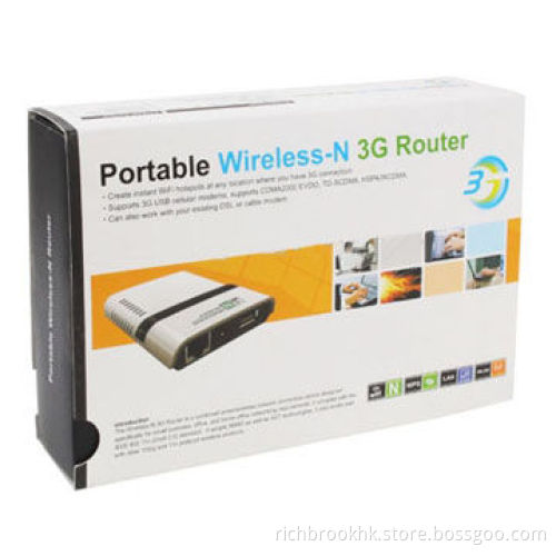 3G, WIFI Wireless, 802.11 n/b/g, Portable Router